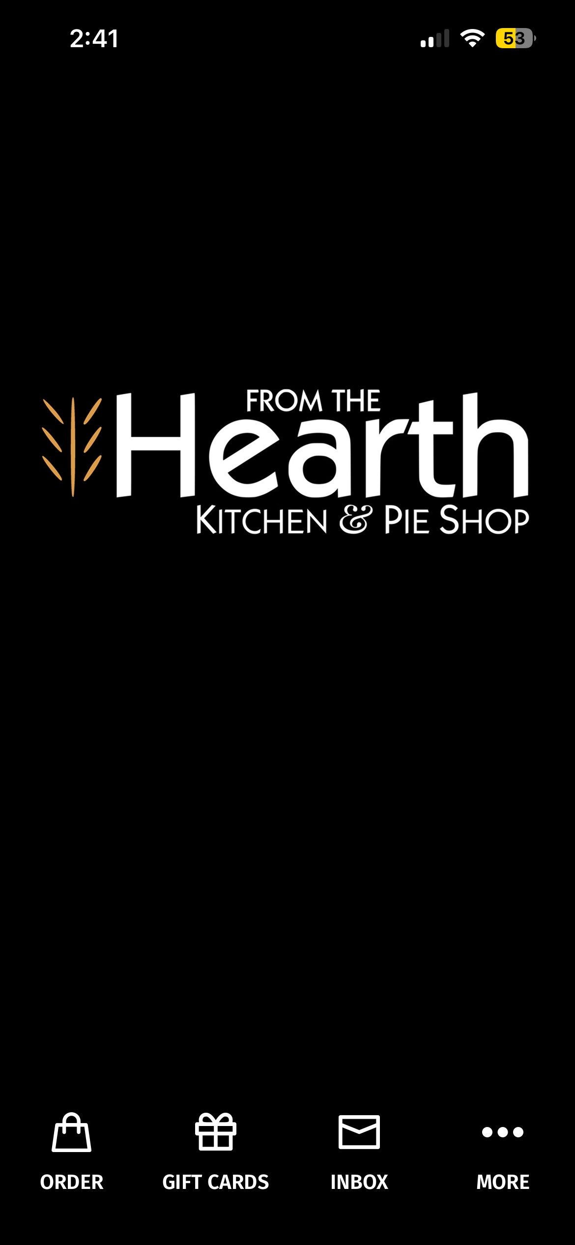 From The Hearth - Splash Screen